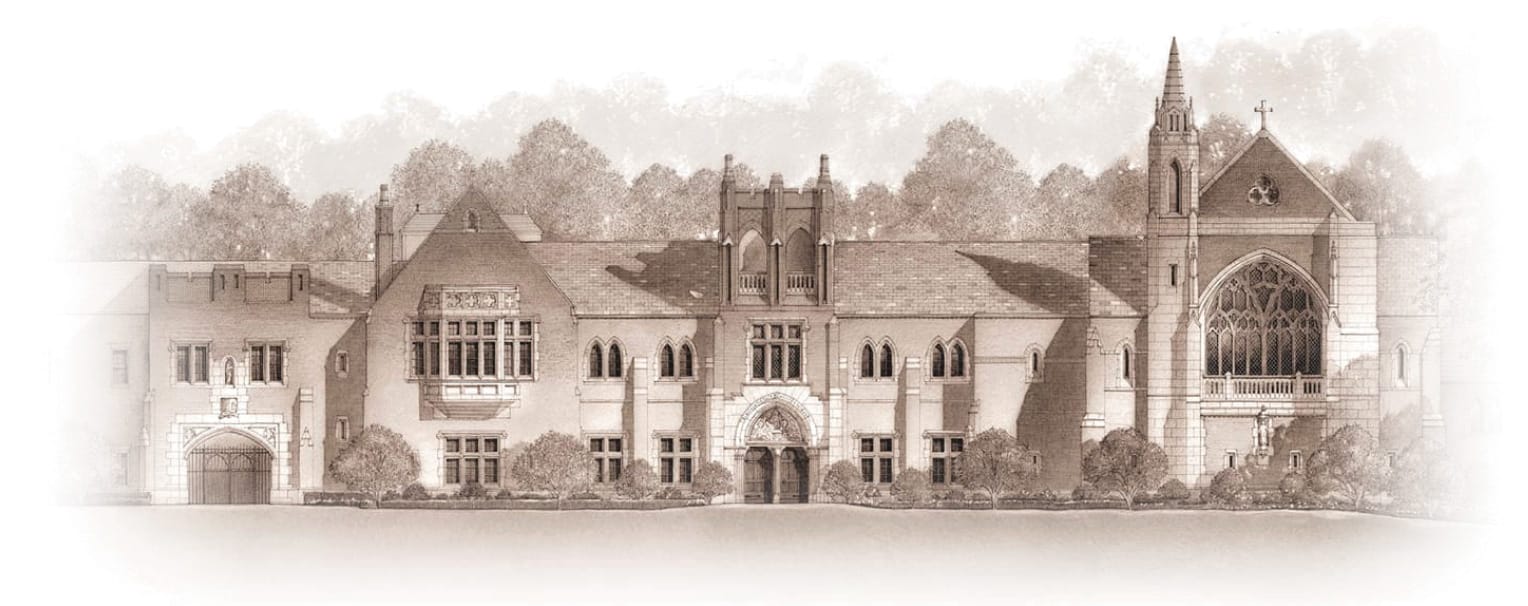 Sketch of St. Joseph Seminary building